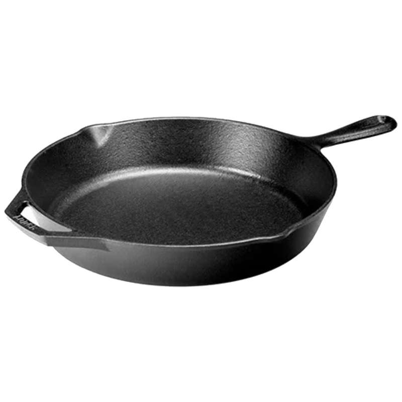 Yellowstone Seasoned Cast Iron Steer Skillet, 30cm