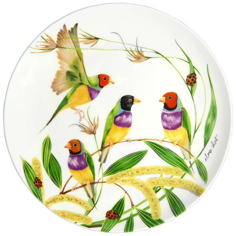 Eloise Short Lyric Coupe Plate, 20cm