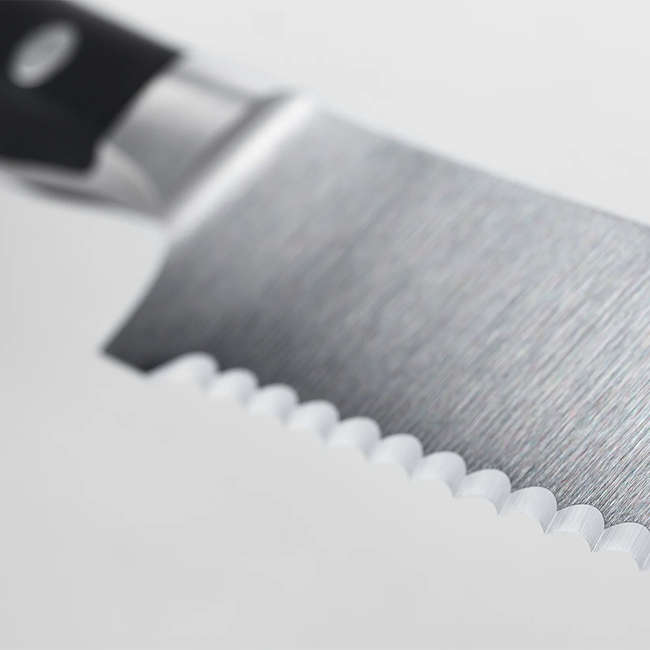 Classic Ikon Serrated Utility Knife, 14cm