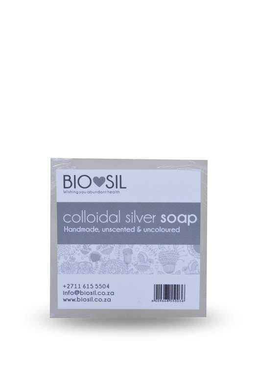 Soap with colloidal silver