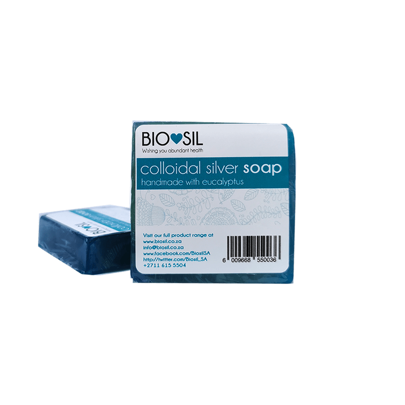 Soap with colloidal silver