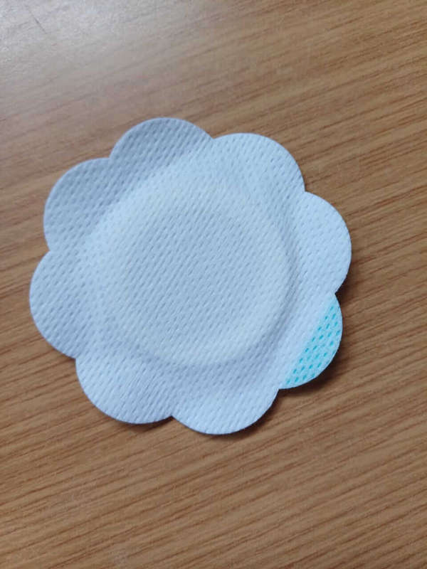 Patches for castor oil etc