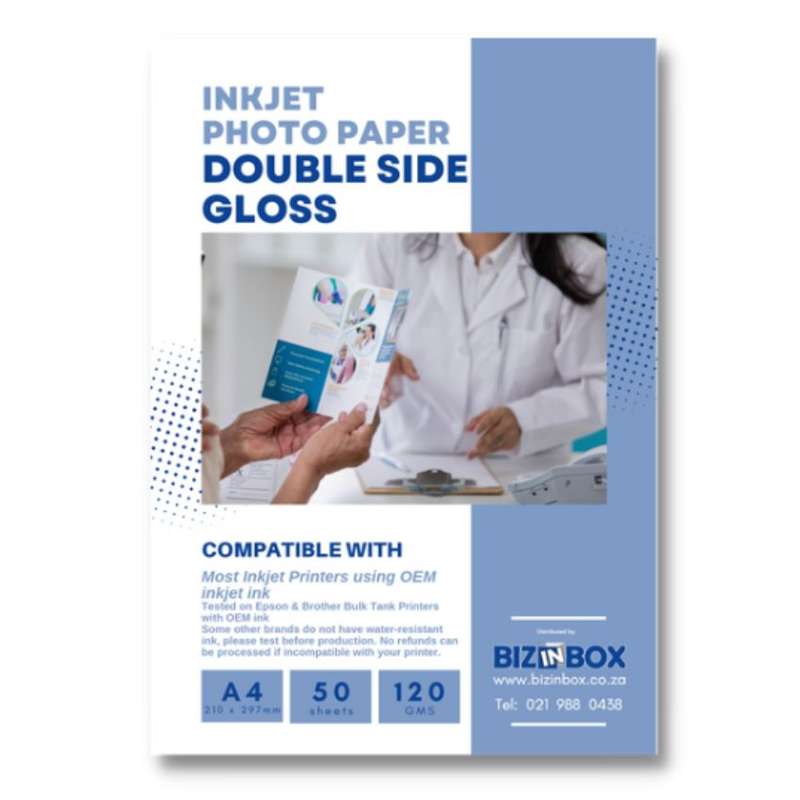 Photo Paper - Double Sided - 120gr - Gloss
