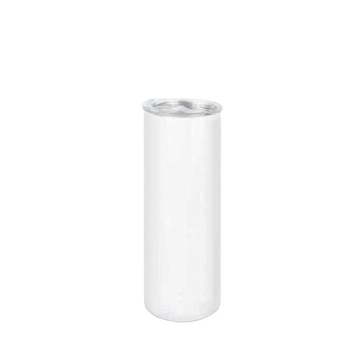 Skinny Tumbler Metal - Double wall 20oz - White