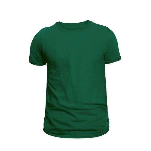 145gram Kids Cotton T-Shirts - Bottle Green (SILVER)