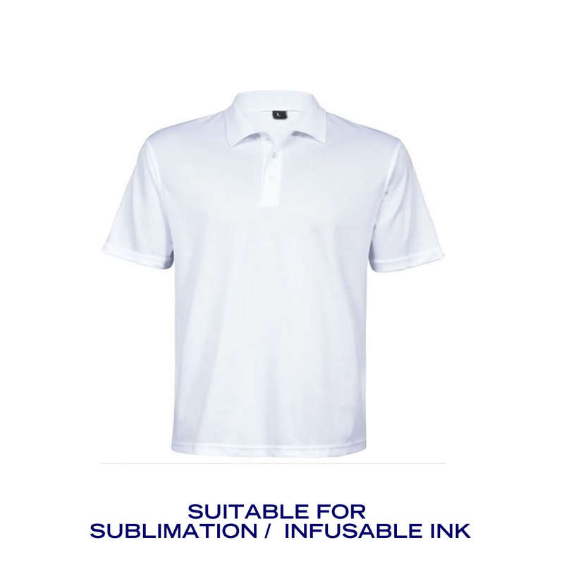 Golf Shirt - White - Sublimation