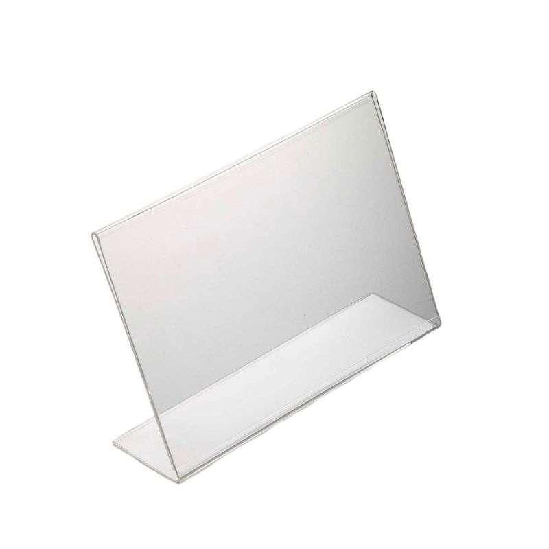 Acrylic stands A3 Clear Lean Back
