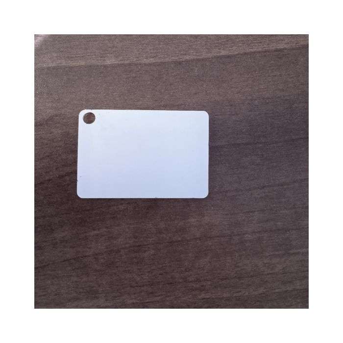 Acrylic Keyring Rectangle Subli-white
