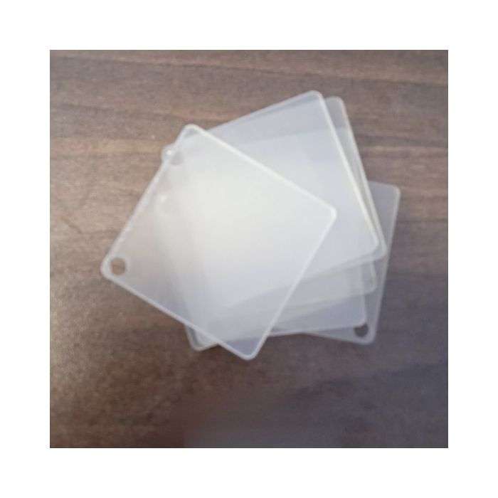 Acrylic Keyring Square Clear