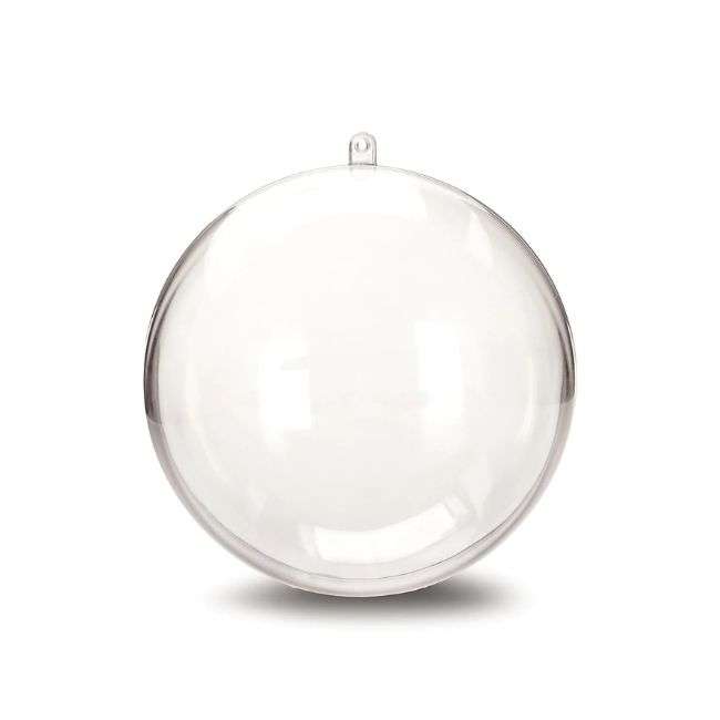Chistmas Baubles Clear ( open up ) 14cm