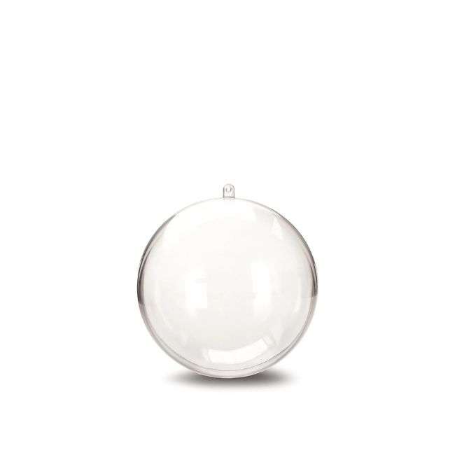 Chistmas Baubles Clear ( open up ) 8cm