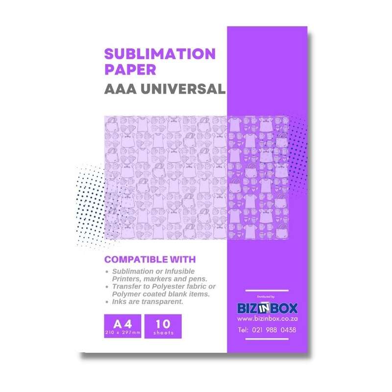 Sublimation Paper 10pak A4
