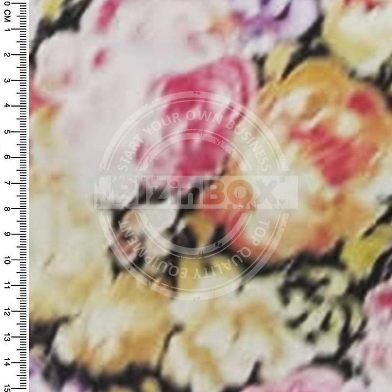 Vintage Florals (B) Dark - HTV - Pattern - metallic