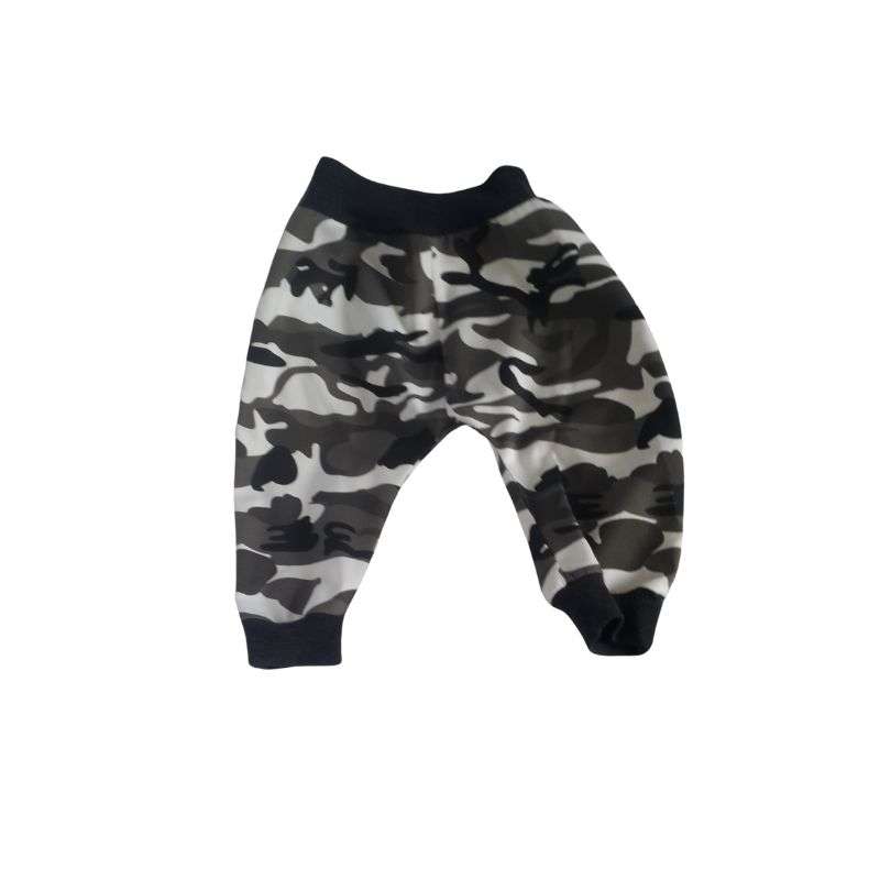 Baby Camo Cargo Pants White
