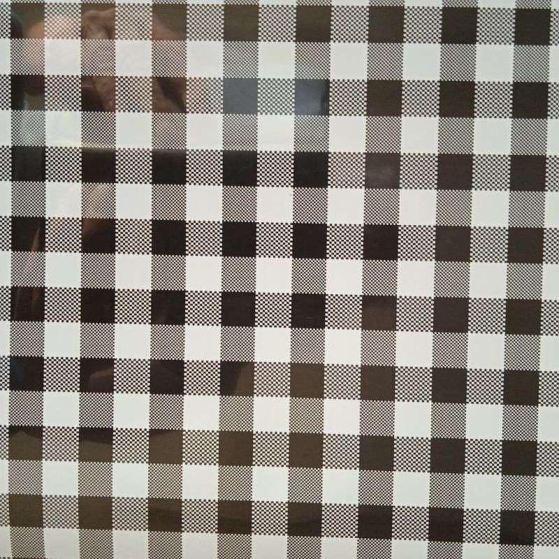 Black/White plaid - HTV - Pattern - Gingham Plaid