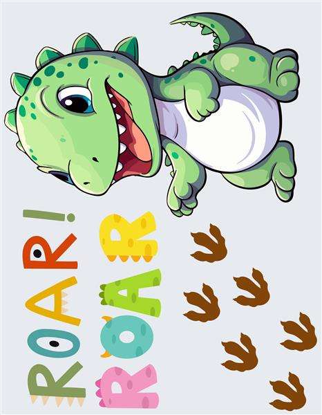 DTF Pre-Print - Dino 02