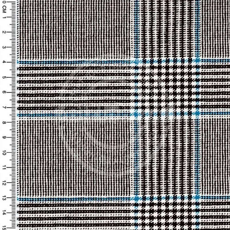 Grey and light Blue Plaid - HTV - Pattern