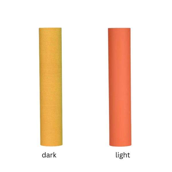 Kraft Sticker Vinyl 300mm - Glow in Dark - Orange