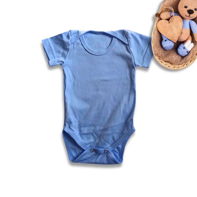 Cotton Bodyvest - Baby Blue