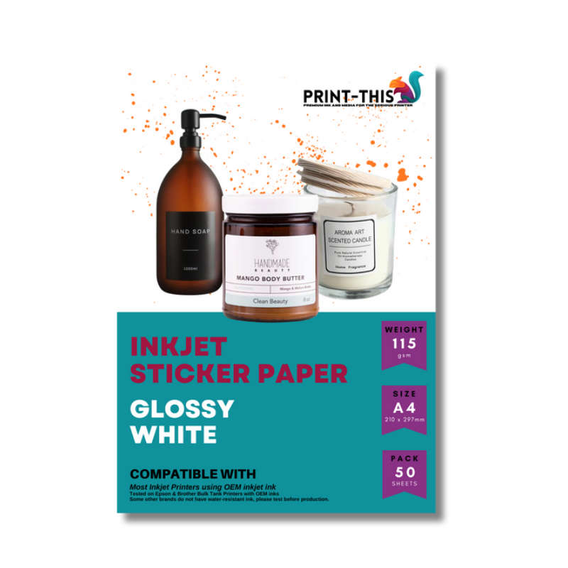Sticker Paper - 115gsm - Gloss