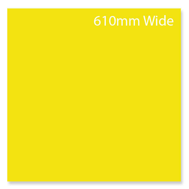 Oracal Glossy Sticker Vinyl 600mm Wide - Brimstone Yellow