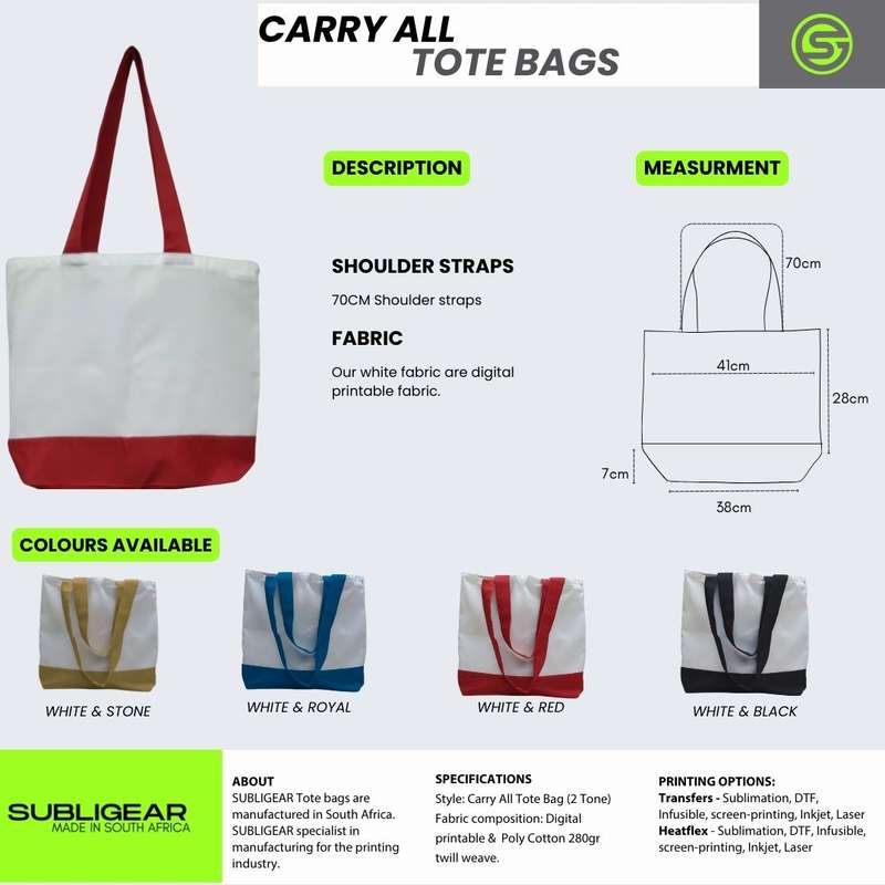 Carry All Tote Bag - Two-Tone