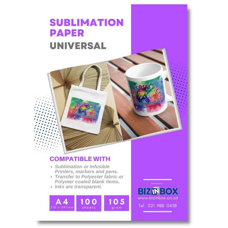 Sublimation Paper A4 - Universal - 10 sheets
