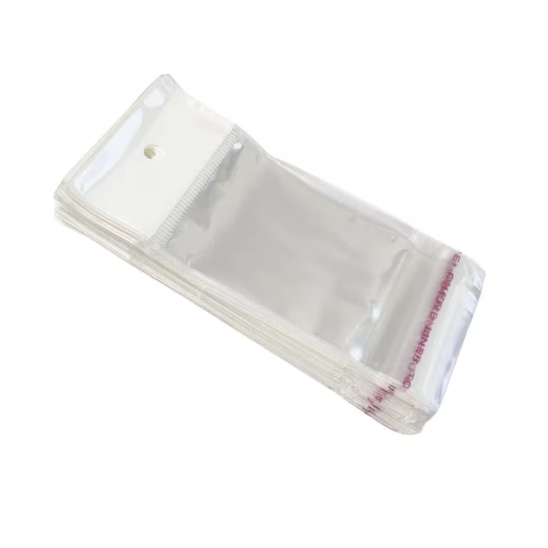 Polyprop Bag with Reseal Lip &amp; Header - 65x150mm - Pack of 100
