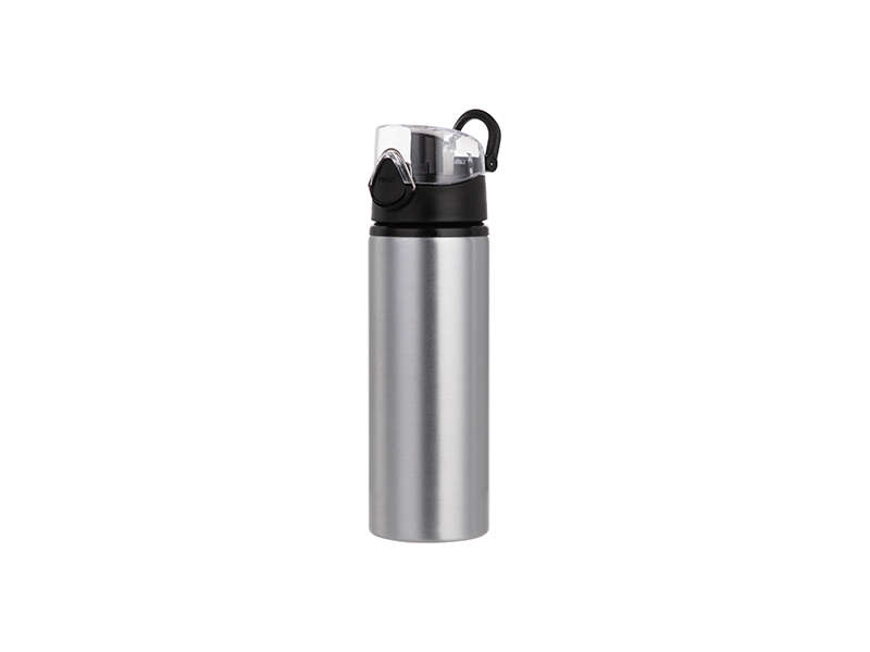 Aluminium Water Bottle With Pop Lid - 750ml