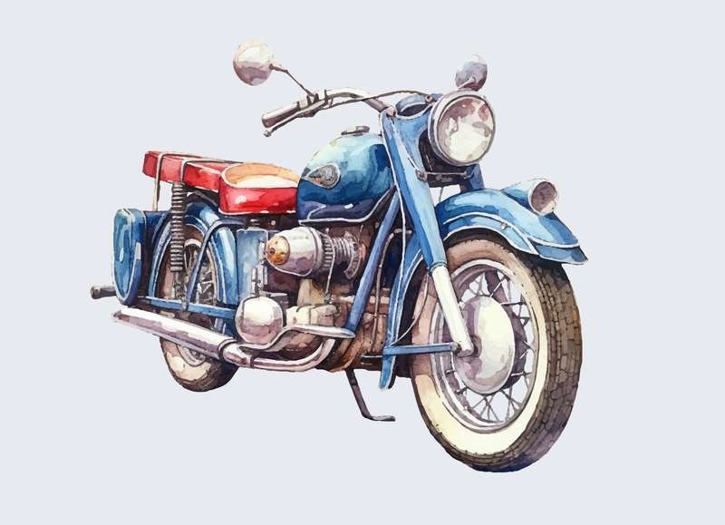DTF Pre-Prints - Bike 01