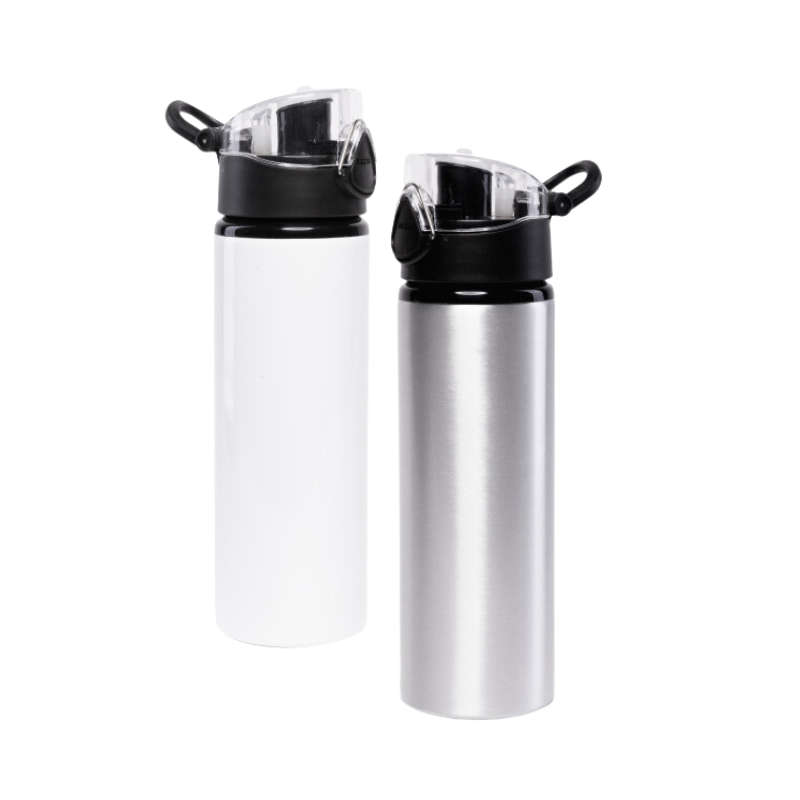 Aluminium Water Bottle With Pop Lid - 750ml