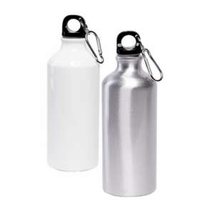 Aluminium Water Bottle With 2 Caps - 600ml