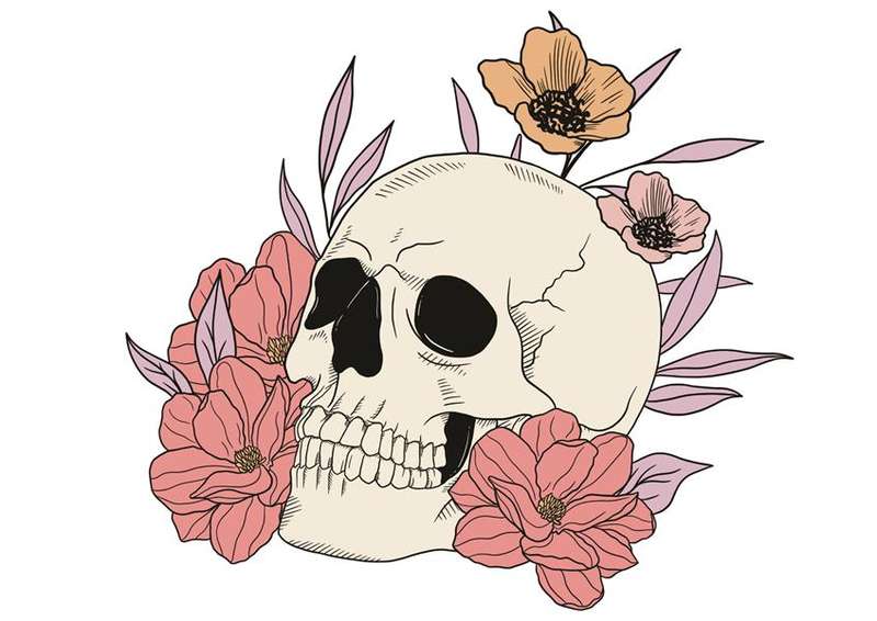 DTF Pre-Prints - Skull 01