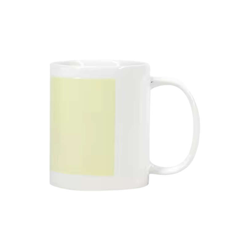 11oz Glow Patch Mug - White/Yellow
