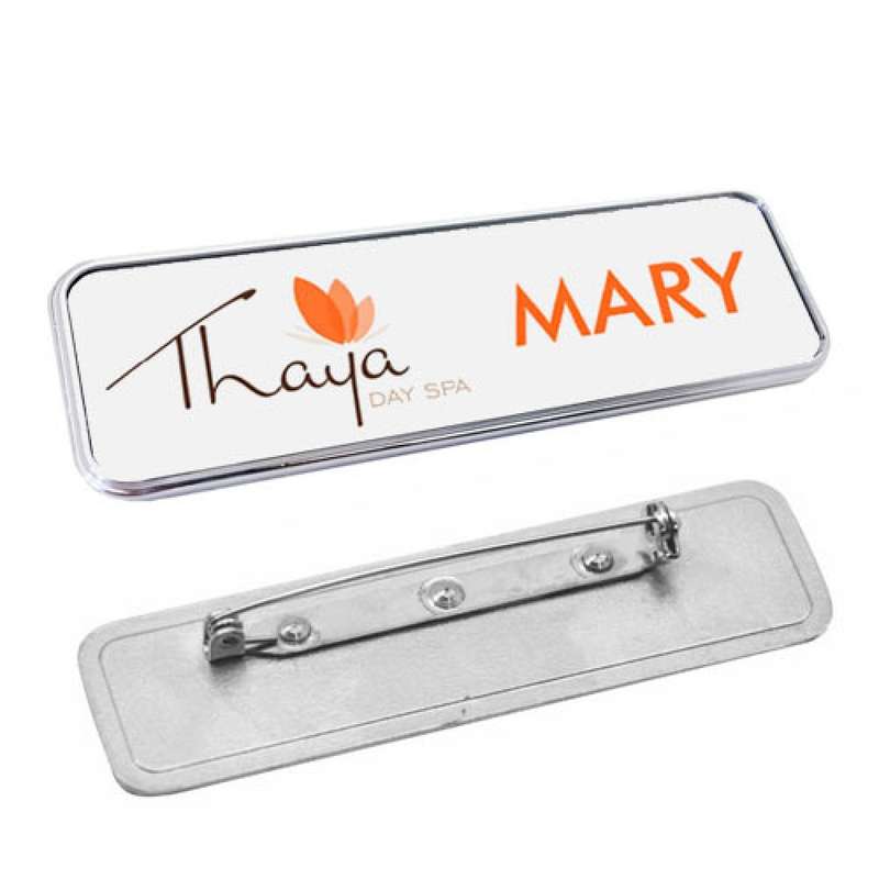 Sublimation Name Badge - Pin Type