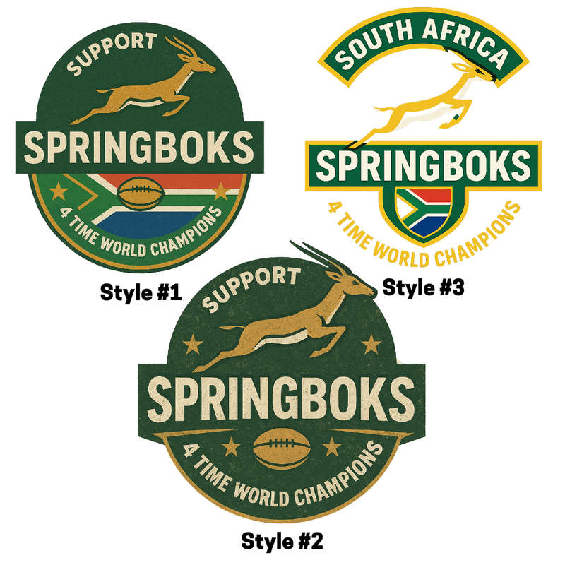 DTF Pre-Prints - Springbok Badge