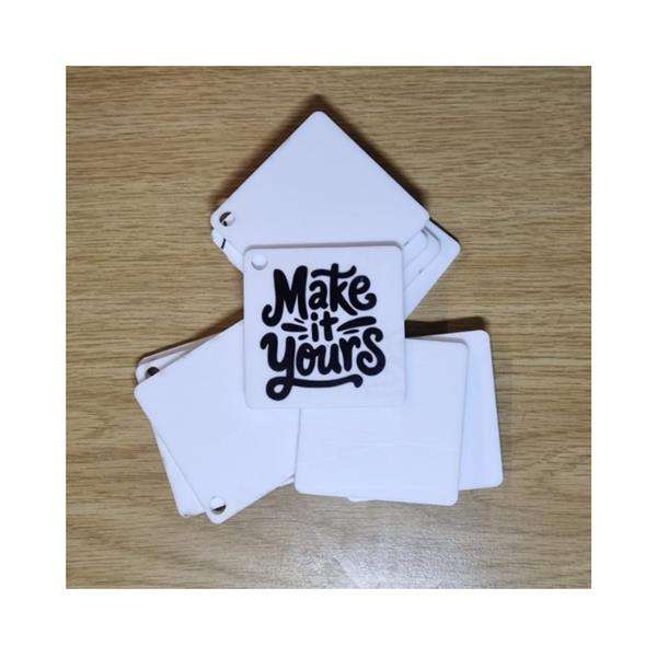 Premium Cast Acrylic Keyring Blanks for Sublimation & Vinyl