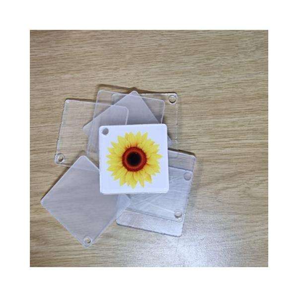Premium Cast Acrylic Keyring Blanks for Sublimation & Vinyl