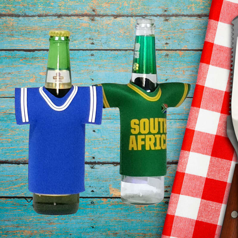 Bottle/Can Cooler - Neoprene - T-Shirt Style