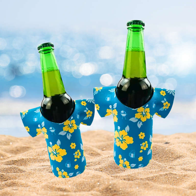 Bottle/Can Cooler - Neoprene - T-Shirt Style