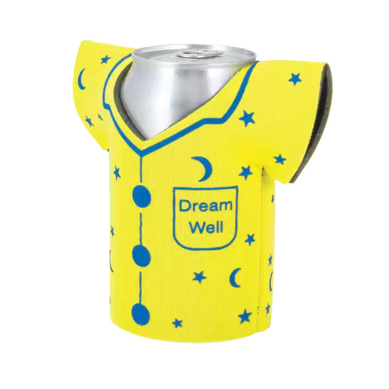 Bottle/Can Cooler - Neoprene - T-Shirt Style