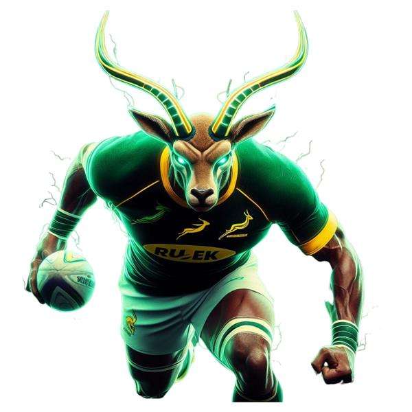 DTF Pre-Prints - Springbok Player