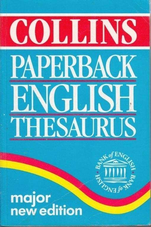 Collins Paperback English Thesaurus - Collins 0.60kg