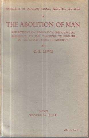 The Abolition of Man - Lewis, C. S. 0.20kg