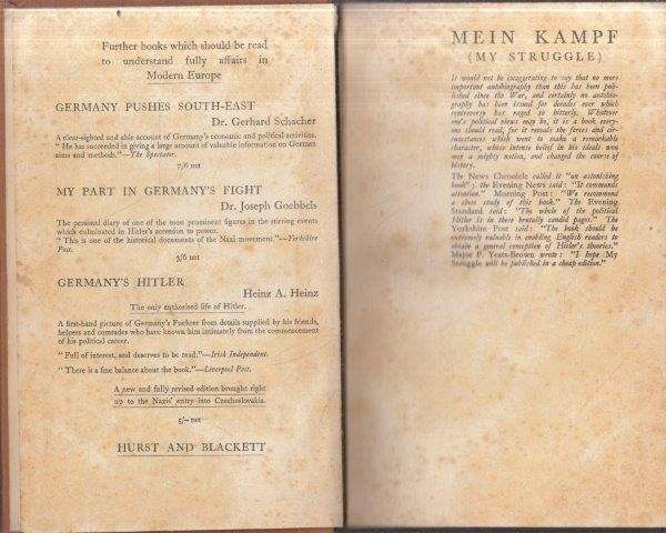 Mein Kampf (My Struggle) - Hitler, Adolf 0.50kg