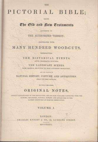 The Pictorial Bible being the Old and New Testaments According to The Authorized Version - 5.90kg