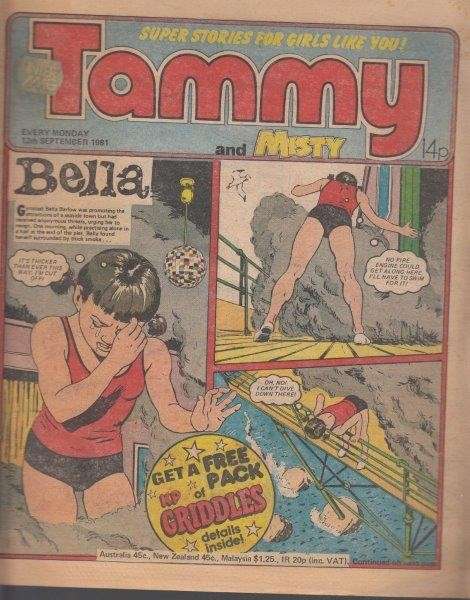 Tammy & Misty 12th September 1981 - Judy Comic