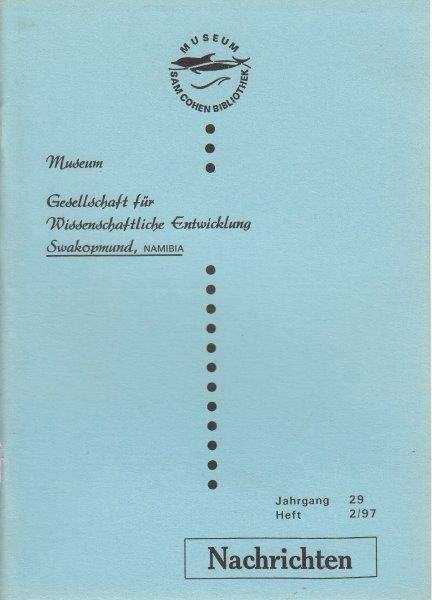 Nachrichten Jahrgang 29 Heft 2/97 - Museum Sam Cohen Bibliothek