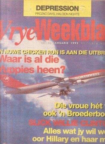 Vrye Weekblad No. 206 22-28 Januarie 1993 - Vrye Weekblad