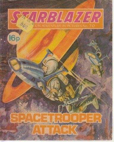 Starblazer Space Fiction in Pictures No. 70 Spacetrooper Attack - Starblazer